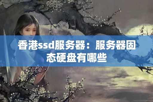 香港ssd服務(wù)器：服務(wù)器固態(tài)硬盤有哪些