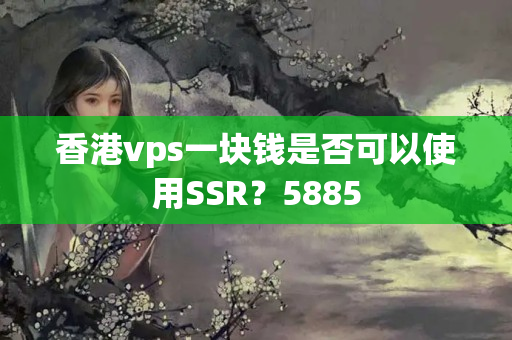 香港vps一塊錢是否可以使用SSR？5885