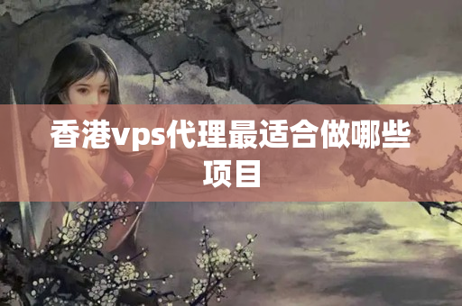 香港vps代理最適合做哪些項目