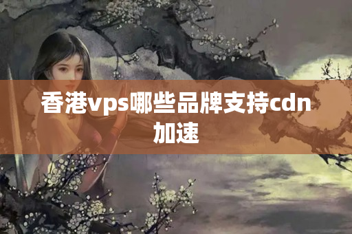 香港vps哪些品牌支持cdn加速