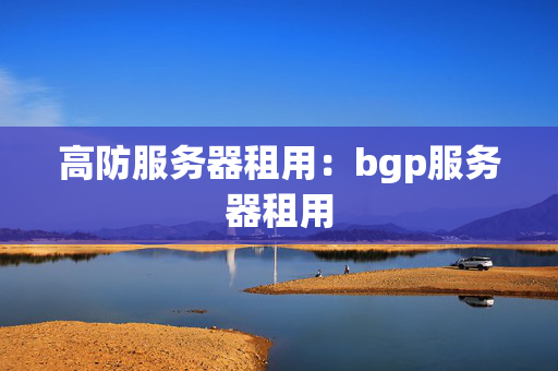 高防服務(wù)器租用：bgp服務(wù)器租用