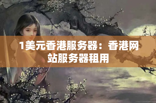 1美元香港服務(wù)器：香港網(wǎng)站服務(wù)器租用