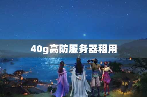 40g高防服務(wù)器租用