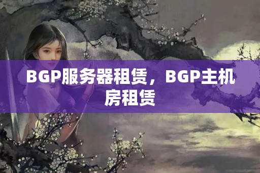 BGP服務(wù)器租賃，BGP主機(jī)房租賃