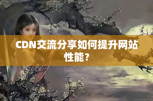 CDN交流分享如何提升網(wǎng)站性能？