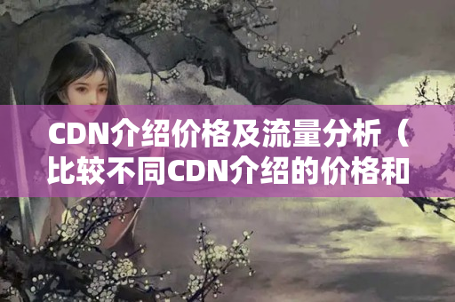 CDN介紹價格及流量分析（比較不同CDN介紹的價格和流量）