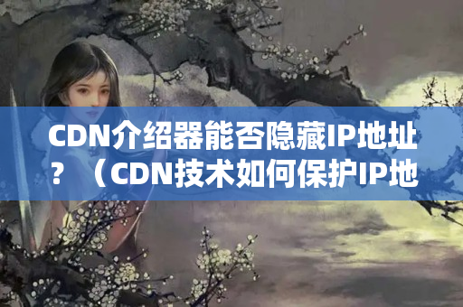 CDN介紹器能否隱藏IP地址？（CDN技術(shù)如何保護(hù)IP地址的安全）