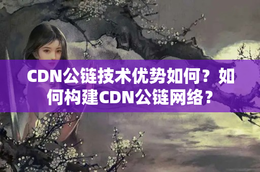 CDN公鏈技術優(yōu)勢如何？如何構建CDN公鏈網絡？