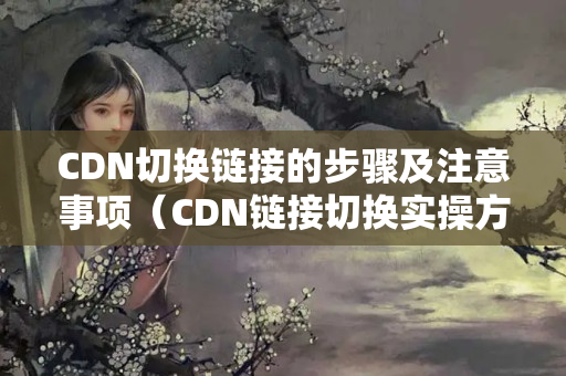 CDN切換鏈接的步驟及注意事項(xiàng)（CDN鏈接切換實(shí)操方法）