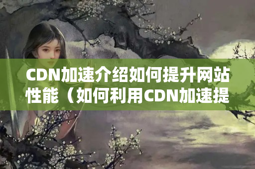 CDN加速介紹如何提升網(wǎng)站性能（如何利用CDN加速提升網(wǎng)站訪問速度）