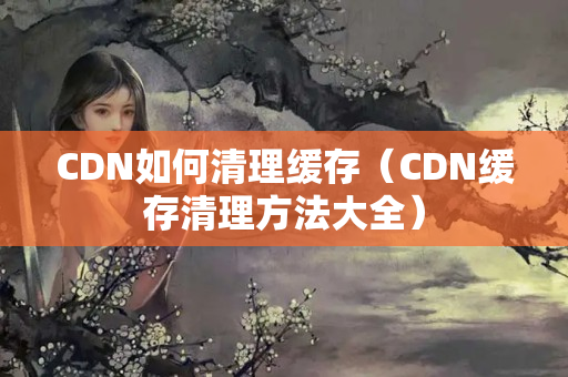 CDN如何清理緩存（CDN緩存清理方法大全）