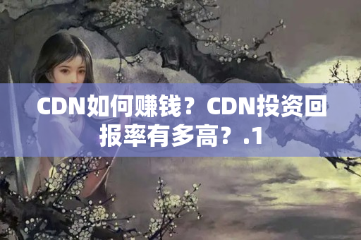 CDN如何賺錢？CDN投資回報率有多高？