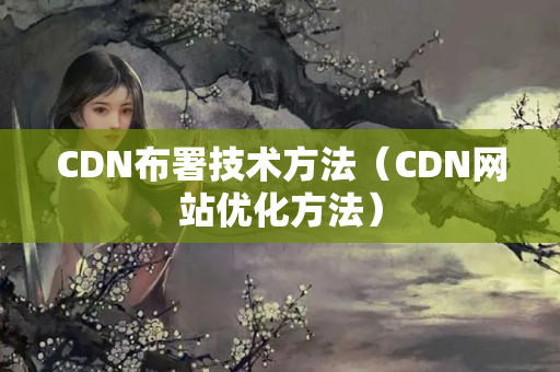 CDN布署技術(shù)方法（CDN網(wǎng)站優(yōu)化方法）