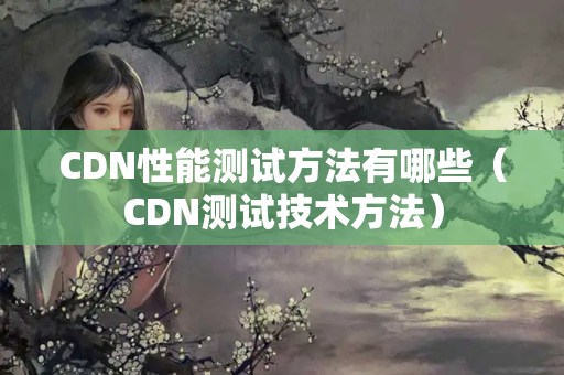 CDN性能測(cè)試方法有哪些（CDN測(cè)試技術(shù)方法）