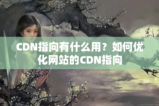 CDN指向有什么用？如何優(yōu)化網(wǎng)站的CDN指向