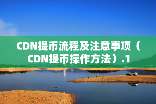 CDN提幣流程及注意事項(xiàng)（CDN提幣操作方法）