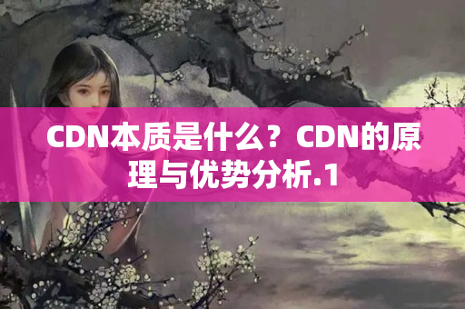 CDN本質(zhì)是什么？CDN的原理與優(yōu)勢分析