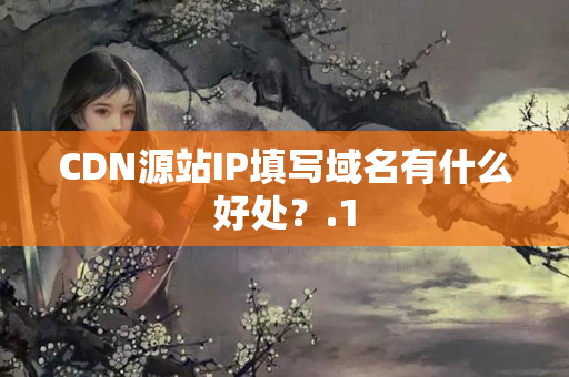 CDN源站IP填寫域名有什么好處？