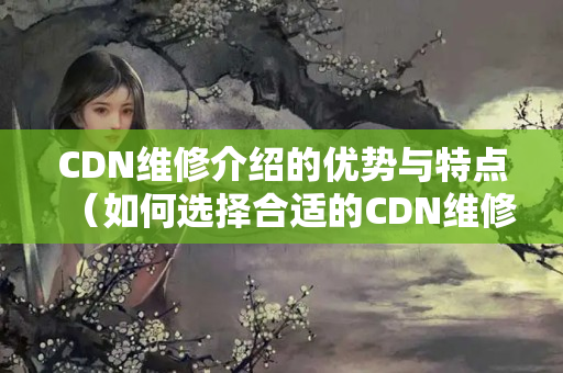 CDN維修介紹的優(yōu)勢(shì)與特點(diǎn)（如何選擇合適的CDN維修介紹）