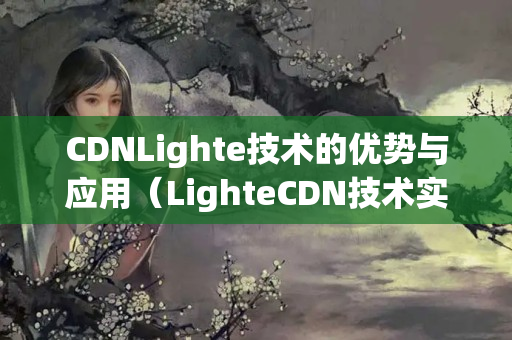 CDNLighte技術(shù)的優(yōu)勢與應(yīng)用（LighteCDN技術(shù)實現(xiàn)網(wǎng)站加速）