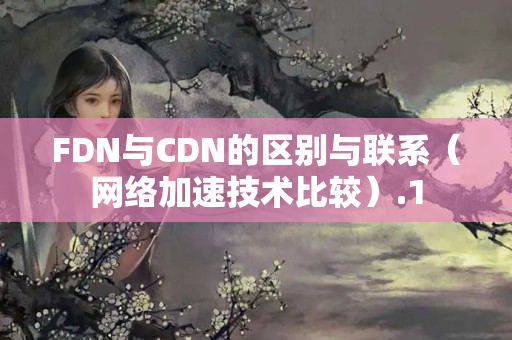 FDN與CDN的區(qū)別與聯(lián)系（網(wǎng)絡加速技術比較）