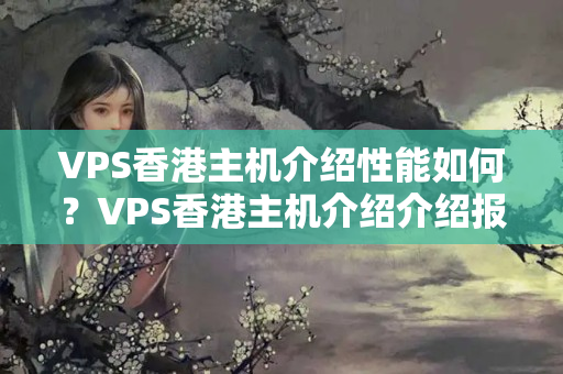 VPS香港主機介紹性能如何？VPS香港主機介紹介紹報告