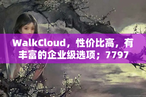 WalkCloud，性價比高，有豐富的企業(yè)級選項(xiàng)；7797