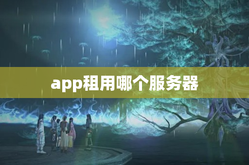 app租用哪個服務器