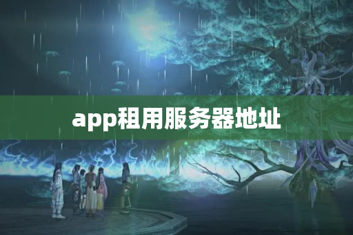 app租用服務(wù)器地址