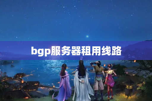 bgp服務(wù)器租用線路