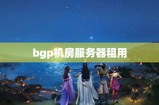 bgp機(jī)房服務(wù)器租用