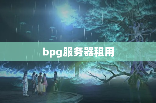 bpg服務(wù)器租用