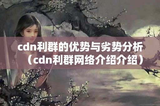 cdn利群的優(yōu)勢與劣勢分析（cdn利群網(wǎng)絡(luò)介紹介紹）