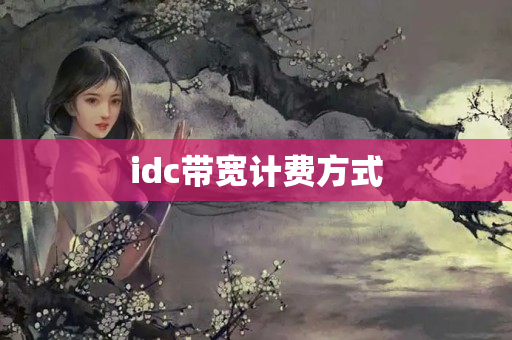 idc帶寬計費方式